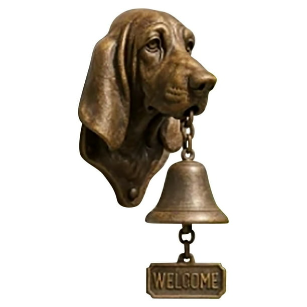 Bienvenida alemana retro divertida con animales. Timbre decorativo para colgar en la pared / Resina. Decoración para colgar en la pared de estilo rústico y para estrenar casa.