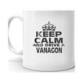 thumbnail image 2 of VANAGON Keep Calm and Drive Coffee Tea Ceramic Mug Office Work Cup Gift 15oz, 2 of 3