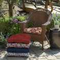 thumbnail image 6 of ARDEN Outdoor Wicker Chair Cushion, 2 pack 18 x 20, Ruby Clarissa, 6 of 11