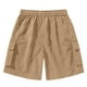 thumbnail image 3 of pstuiky Pantalones cortos para hombre, Pantalones cortos de verano para hombre, informales y cómodos, con bolsillo y cintura elástica y cordón ajustable. Pantalones cortos para correr para hombre, 3 of 3