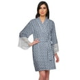 thumbnail image 1 of Moomaya Bride Getting Ready Shirt Cotton Short Robes For Women Bath Robe Girls, 1 of 6