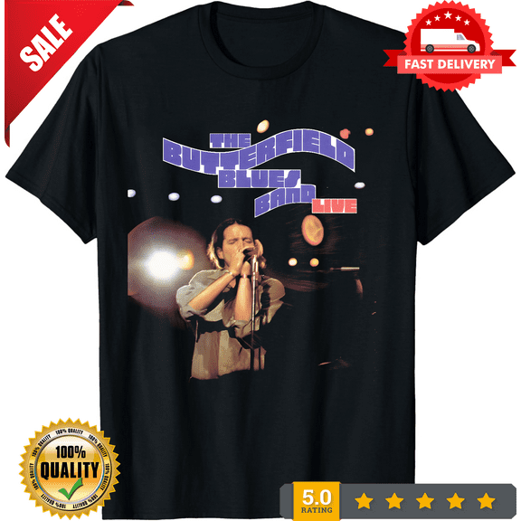 Rare Paul Butterfield shirt blues band black T-shirt unisex All sizes S-5Xl XZ364, ULTRA LIMITED-TH68481