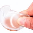 thumbnail image 4 of Tapas para patas de silla, protector de piso de silicona flexible para cubiertas de pies de mesa de muebles, solución antideslizante y antirayaduras para múltiples tipos de muebles, transparente, 40, 4 of 5