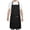 Black, variant on Syntus Unisex Kitchen Apron with Pockets, Adjustable, Stain-Resistant, 1-Pack Bib Apron, Black