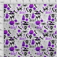 thumbnail image 4 of oneOone Cotton Poplin Purple Fabric Halloween Quilting Supplies Print Sewing Fabric By The Yard 42 Inch Wide, 4 of 4