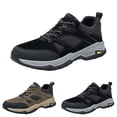 thumbnail image 4 of NOKIO Men's 𝖫a𝖼e Up Sneaker Comfortable Cushion Wide Width Shoes Fashion Outdoor Running Shoes Lightweight Mountaineering Sports Shoes Durab𝗅e Anti-S𝗅ip Athlet𝗂c Shoes, 4 of 7