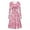 Pink Love Pattern, variant on Renewold Fall Winter Casual Daily Dresses for Women Valentine's Day Gifts Pink Heart Long Sleeve Swing A-Line Dresses Soft Cozy Up Twirly Skater Dress Size 4XL