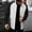 White, variant on Men Casual Lightweight Bomber Jacket Stand Collar Zipper Closure Solid Color Long Sleeve Waffle Jackets Color Block Varsity Coat Blue