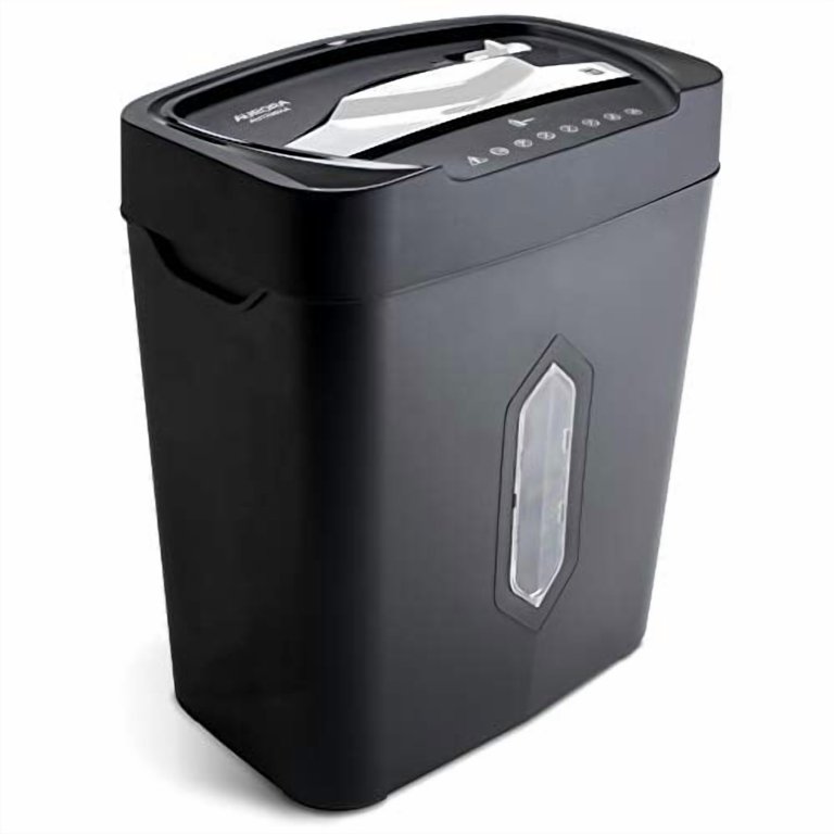 Aurora, 12-Sheet Anti-Jam Crosscut Paper and Credit Card Shredder