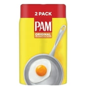 PAM Original Cooking Spray, Canola Oil Nonstick Cooking & Baking Spray, 10 oz, 2 Count