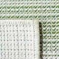 thumbnail image 5 of SAFAVIEH Hampton Duana Striped Indoor/Outdoor Area Rug, Olive Green/Ivory, 6'5" x 6'5" Square, 5 of 9
