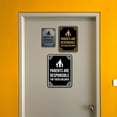 thumbnail image 6 of Signs ByLITA Portrait Round Parents are Responsible for their children Door or Wall Sign Durable ABS Plastic | Laser Engraved | Easy Installation | Pool Safety Sign (Black) - Large, 6 of 8
