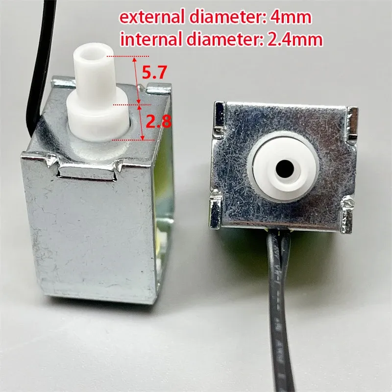 Micro Electric Solenoid Valve DC 3V 3.7V Normally Closed N/C Gas Air Vent Valve Air Exht Valve DIY Breast Pump Air detector