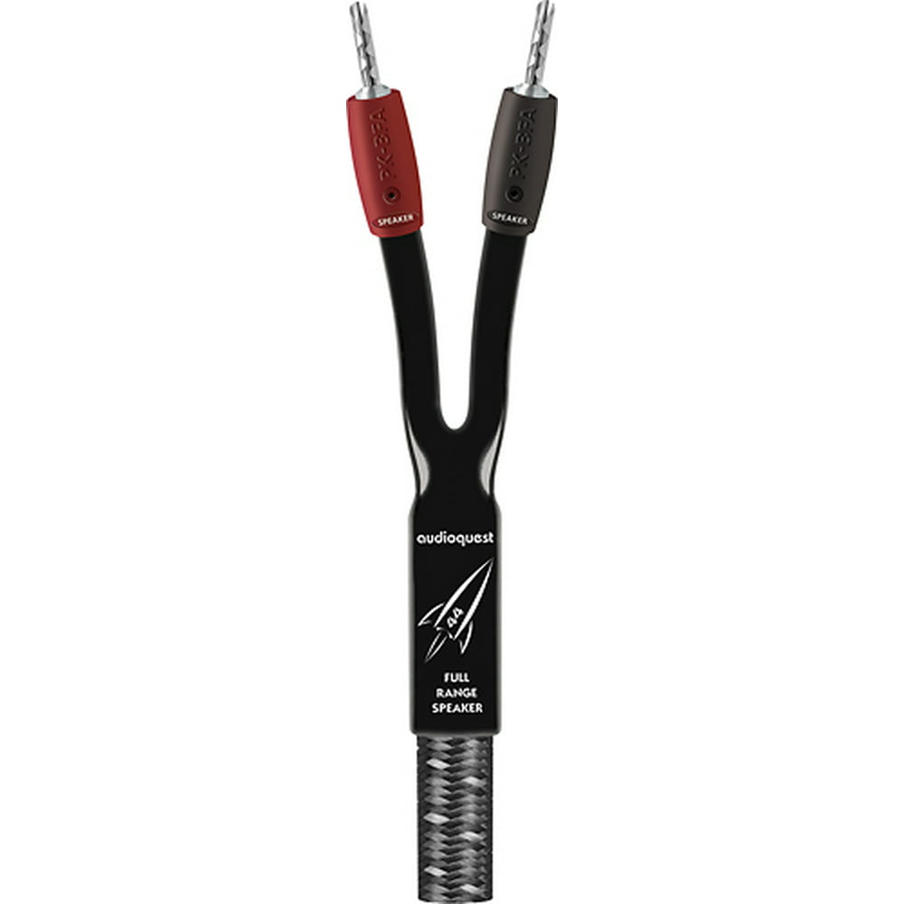 AudioQuest Rocket 44 8' Single Speaker Cable Silver/Black/Gray