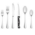 thumbnail image 2 of Danhjin Cutlery Set Knife And Fork Set Plastic Forks, 2 of 5