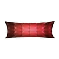 thumbnail image 1 of Funda de almohada de cuerpo ABPHQTO de tapicería de cuero rojo 50x150 cm, 1 of 1