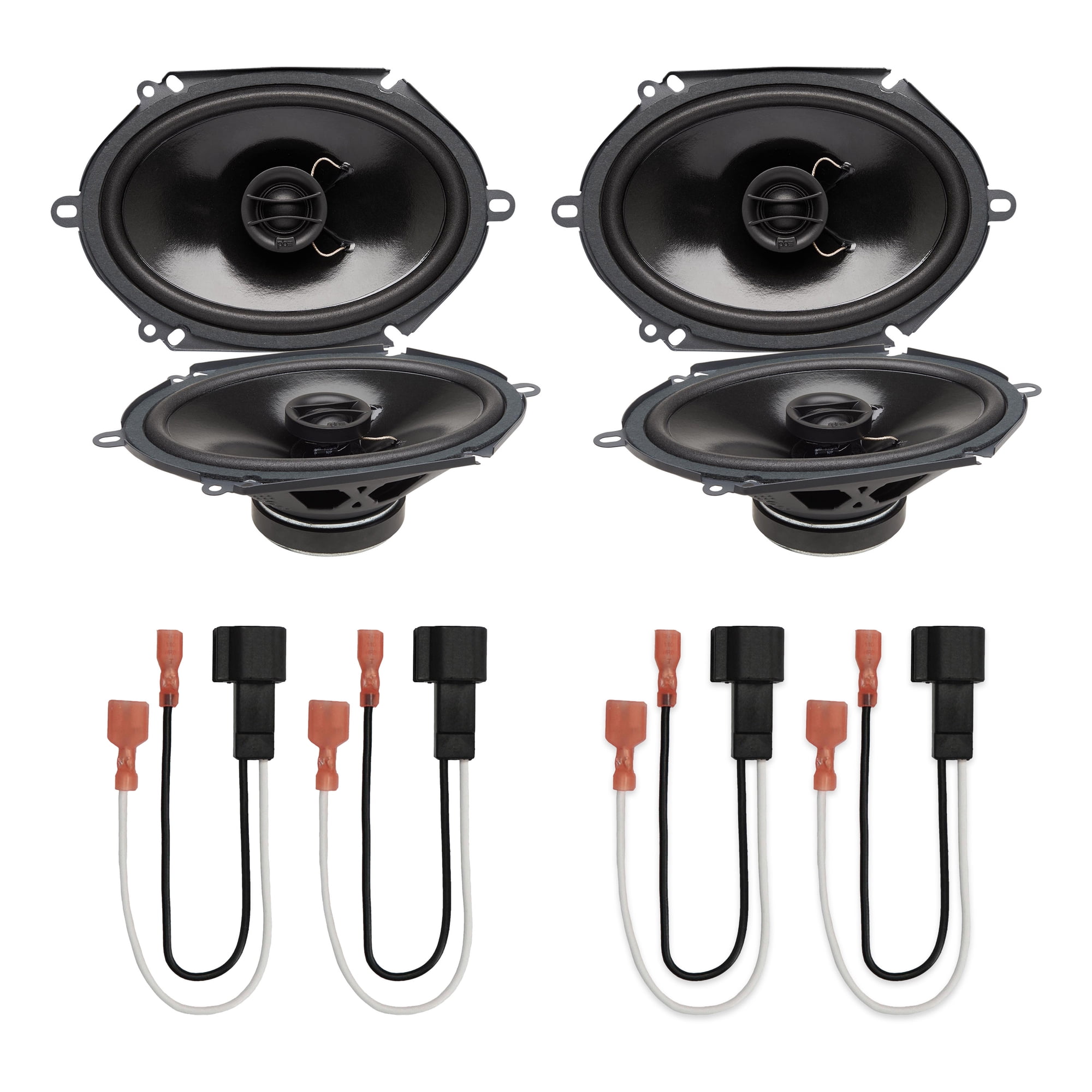 PowerBass Ford F-150 99-14 6x8 4-Speaker Kit w/Harness