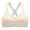 Beige, variant on Yammkia Sport Bras for Women Sports Bras for Women Gym Yoga Crop Tops Workout Running Athletic Tank Built in Support Padded Bra Longline (Green,L)