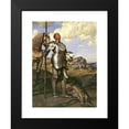 thumbnail image 2 of Hans Thoma 14x18 Black Modern Framed Museum Art Print Titled - Knight Saint George (1889), 2 of 5