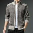 thumbnail image 6 of uikmnh Men's and Winter Thickened Knit Cardigan Sweater Coat,Mens Cardigan Sweater,Size XXXL, 6 of 9
