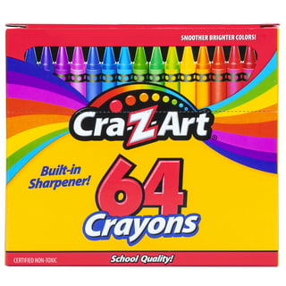 Cra-Z-Art Twist Up Colored Pencils, 24 Assorted Lead Colors, Clear Barrel, 24/Set