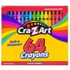 Cra-Z-Art Classic Crayons Multicolor Bulk Pack, 64 Count, Built-in Sharpener, Back to School