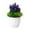 Purple, variant on Mini Potted Pineapple Succulent Lifelike Greenery Desk Housewarming Table Decor