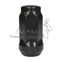 1 Black Bulge Acorn Lug Nut M14x1.5 Perfect For Aftermarket Wheels 3/4" Hex 19mm