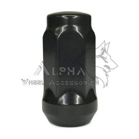 1 Black Bulge Acorn Lug Nut M14x1.5 Perfect For Aftermarket Wheels 3/4" Hex 19mm