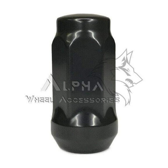 1 Black Bulge Acorn Lug Nut M14x1.5 Perfect For Aftermarket Wheels 3/4" Hex 19mm