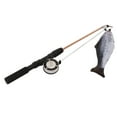 thumbnail image 1 of Interactive Teaser Wand Cat Retractable Fishing Pole Interactive Cat Toys Retractable Cat Teaser Wand Toy Interactive Fishing Rod With Simulation Fish For Cats, 1 of 8