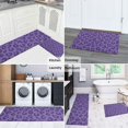 thumbnail image 5 of Purple Leopard Print Kitchen Rugs Sets Of 2,Anti Fatigue Kitchen Mat Rugs Non Slip Washable,Decorative Kitchen Floor Mats for Kitchen,Sink,Laundry,17"x30"+17"x47", 5 of 7