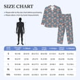 thumbnail image 3 of Wukai Popcorn Men's Long-Sleeve Pajama Set - Comfortable Sleepwear with Button-Down Shirt and Pants-XX-Large, 3 of 6