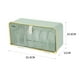 thumbnail image 4 of Organizador de calcetines y ropa interior para colgar en la pared, transparente, multifuncional, con lazos Verde, 4 of 4