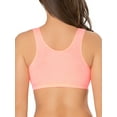 thumbnail image 2 of Fruit of the Loom Women's Tank Style Cotton Sports Bra, 3-Pack, Style-9012, 2 of 7