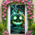 thumbnail image 4 of Glowing Pumpkin Halloween Banner Scary Face Decorative Design for Halloween Party Indoor Outdoor Decorations, 4 of 9