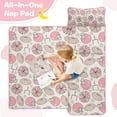 thumbnail image 4 of Pink Football Toddler Nap Mats for Kids Preschool,Sleeping Mat Bag or Kids,Toddler Sleeping Bag,Toddler Nap Mat or Daycare, 4 of 6