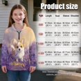 thumbnail image 7 of Chaqlin Lavender Cute Corgi Kids Christmas Hoodies Half Zipper Sweatshirt Pullover Sweatshirts Festive Holiday Wear for Party Celebration Gift Size 9-10, 7 of 7