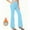 Light Blue, variant on Vivianyn HD Women's Fleece Lined Flare Dress Pants, High Waist Stretchy Business Casual Trousers,Navy,Size S-XXL