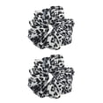 thumbnail image 1 of 2 PCS Lazos Elásticos Pelo Tela Bandas de Goma de Pelo Bandas de Cabello Patrón de para Niñas Y Mujeres Lugares de Caballo blanco Baoblaze Gomas para el pelo para mujer, 1 of 6