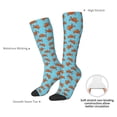 thumbnail image 6 of Haiem Turtle Socks, Funny Novelty Crazy Design Cotton Socks Sports Socks Knee High Socks For Men, Women,1Pairs - Gift For Working Friends, 6 of 8