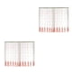 thumbnail image 3 of Inteprter Cortinas transparentes para ventana, decoraciones para habitaciones, cenefa, decoraciones colgantes, sala de estar, estudio, cortina Rosa 1*1.2 m 2Conjunto, 3 of 6