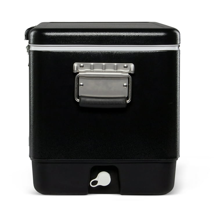 Igloo Legacy 54 Qt Steel Belted Hard Sided Cooler, Black