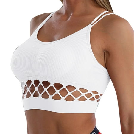 

Eashery Sport Bras for Women Sports Bra Comfy Women Underwear Seamless Womens Bra White One Size