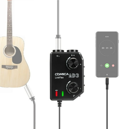 Microphones,3.5mm Dslr And Ad3 Audio Preamp Two-channels Xlr/3.5mm/6.35mm-3.5mm Mewmewcat Audio Audio