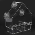 thumbnail image 4 of Bird Feeder,Indoor Outdoor Hanging Bird Feeder PS Transparent Bird Feeding Tool for Feeding Small Birds, 4 of 7