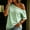 Green, variant on Yrmaups Loose Fit Short Sleeve T Shirt for Women, Off Shoulder Striped Casual Blouse, Comfy Soft Stretch Tee for Holiday Travel Daily Wear, Purple 2XL