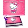 Hello Kitty Edible Cake Image Topper Personalized Picture 1/4 Sheet (8"x10.5")