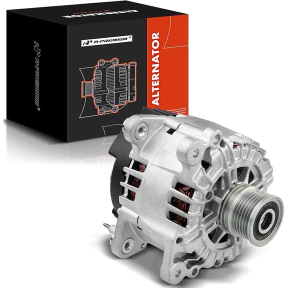 A-Premium Alternator with 12V 140A for Volkswagen Jetta Beetle, Passat, CC & Audi TT Quattro