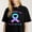 Black-3, variant on Marble styled Text Graphic for Adults Funny Slogan Casual Tee print T Shirt